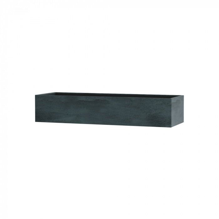 Кашпо CONCRETIKA BALCONY OCEAN GREEN 80x20x15