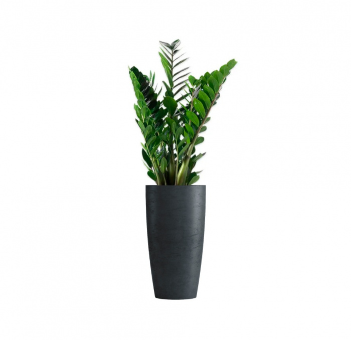 Кашпо CONCRETIKA CONUS ANTHRACITE D30H55