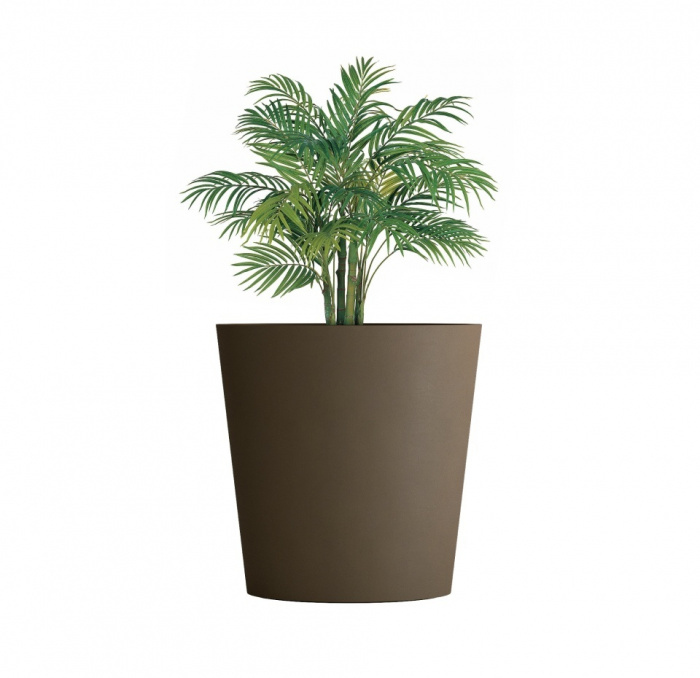 Кашпо CONCRETIKA CRATER OLIVE D100H110