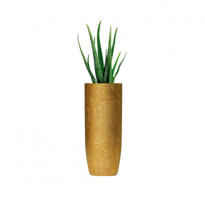 Кашпо CONCRETIKA YAR RICH GOLD D40H87