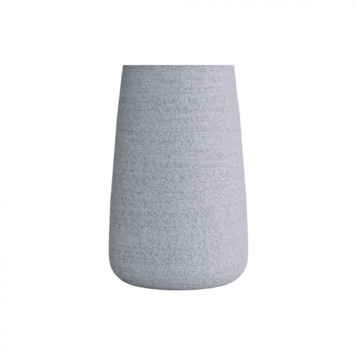 Кашпо CONCRETIKA CONE EROSIA WHITE D36H75