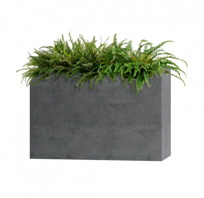 Кашпо CONCRETIKA DIVIDER SMOKEY BLUE 90x35x70