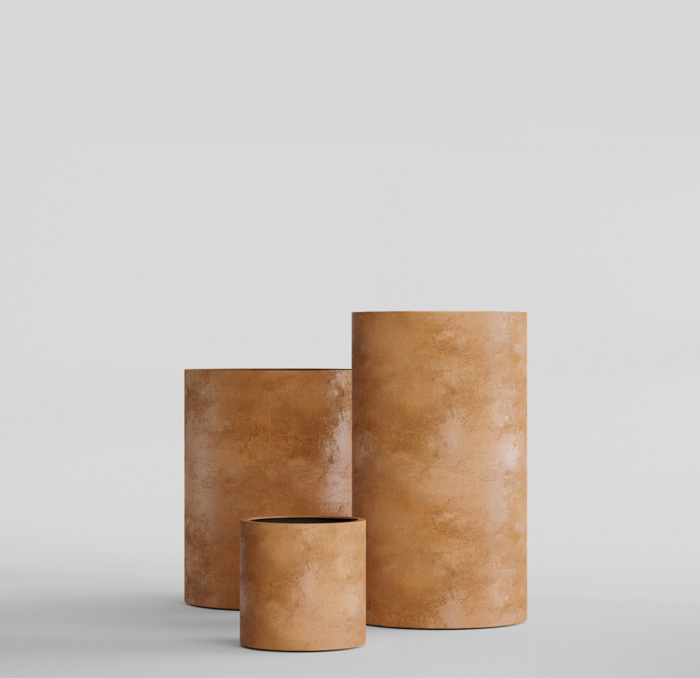 Кашпо CONCRETIKA CYLINDER CLASSIC CLAY D60H65