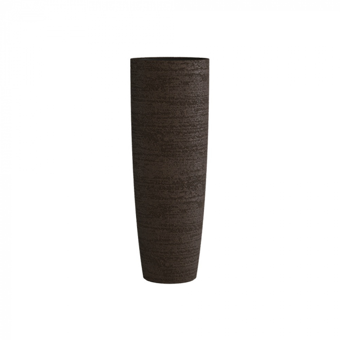 Кашпо CONCRETIKA CONUS EROSIA BROWN D60H170
