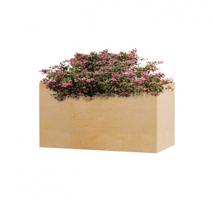 Кашпо CONCRETIKA BALCONY LEMON 40x20x20