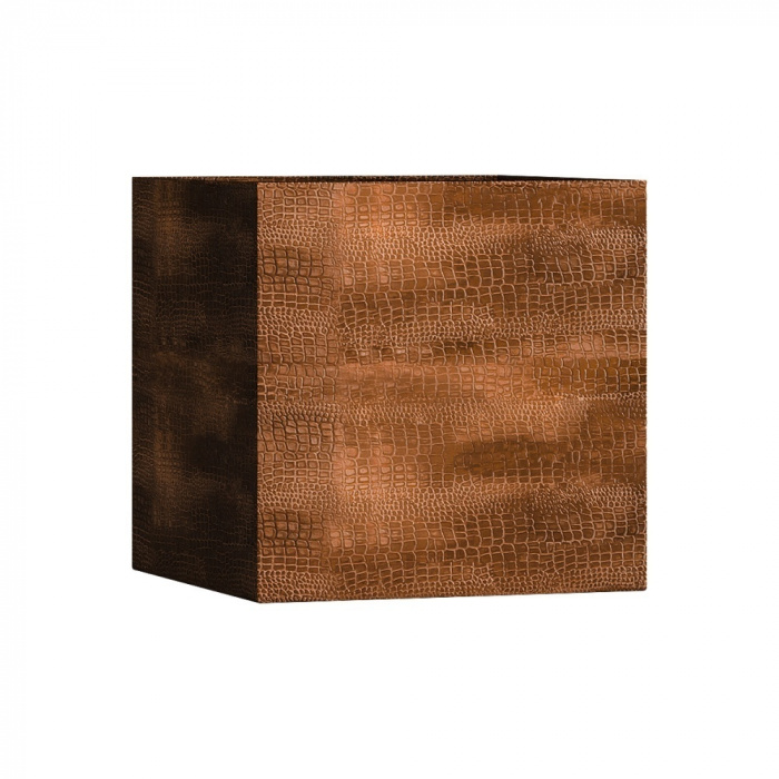 Кашпо CONCRETIKA CUBE CAYMAN BROWN 90x90x90