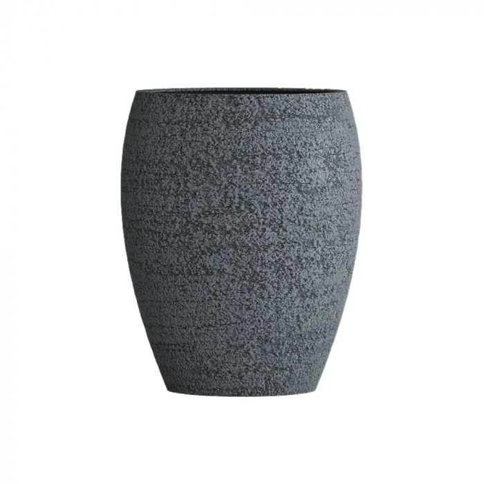 Кашпо CONCRETIKA OVAL EROSIA GREY D30H41