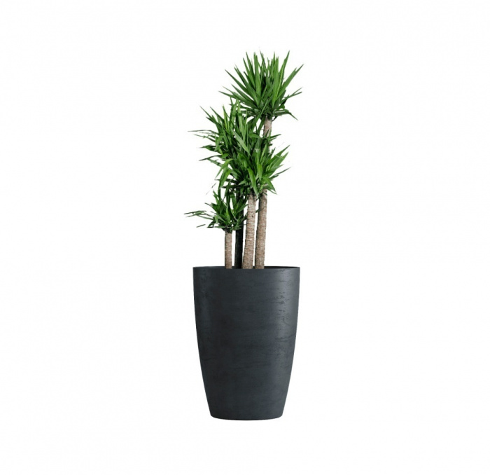 Кашпо CONCRETIKA CONUS ANTHRACITE D50H69