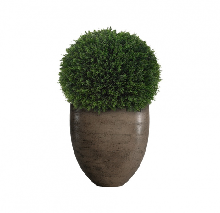 Кашпо CONCRETIKA BARREL SMOKEY GREY D44H48