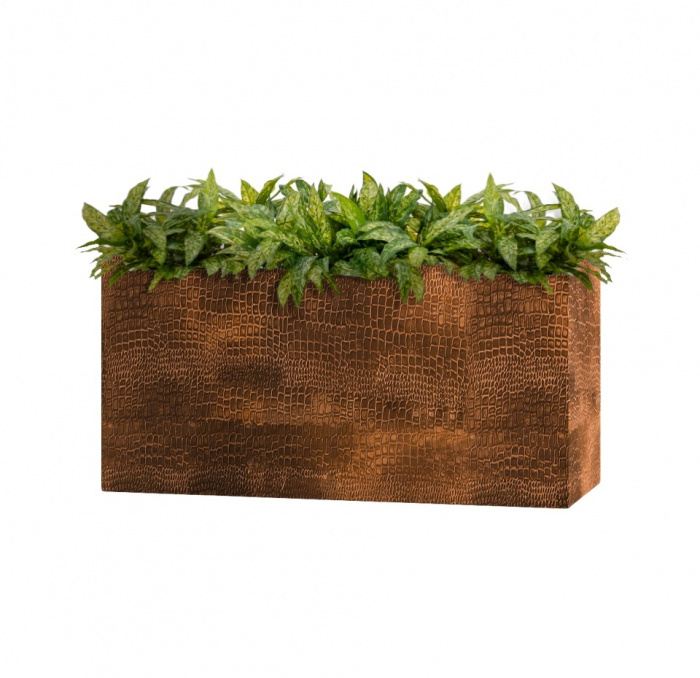 Кашпо CONCRETIKA DIVIDER CAYMAN BROWN 100x40x50