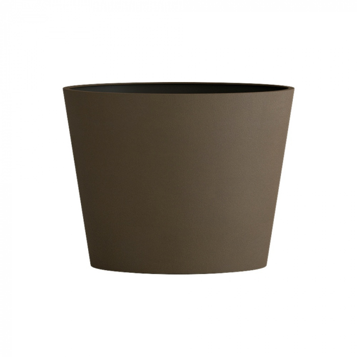 Кашпо CONCRETIKA CRATER OLIVE D50H40