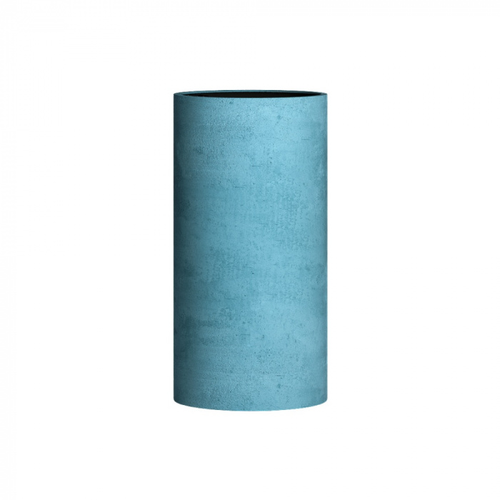 Кашпо CONCRETIKA CYLINDER BLUE SKY D40H80