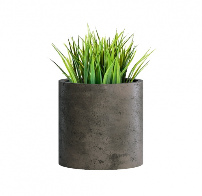 Кашпо CONCRETIKA CYLINDER BREZENT GREY D20H20