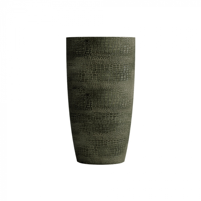 Кашпо CONCRETIKA CONUS CAYMAN GREEN D50H90