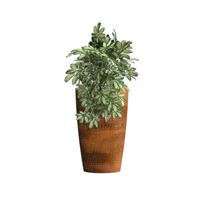 Кашпо CONCRETIKA CONUS CAYMAN BROWN D39H60