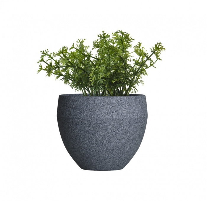 Кашпо CONCRETIKA GIRO BASALT D40H34