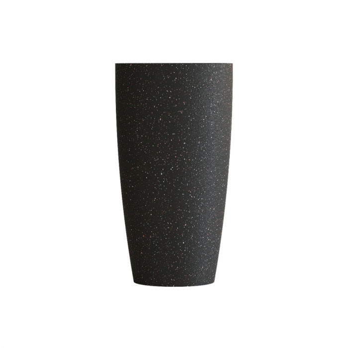 Кашпо CONCRETIKA CONUS EGG BLACK D39H60