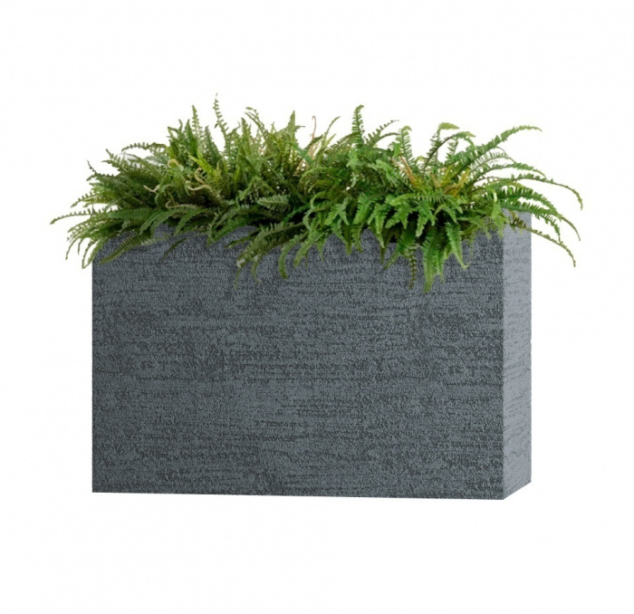 Кашпо CONCRETIKA DIVIDER EROSIA GREY 90x35x70