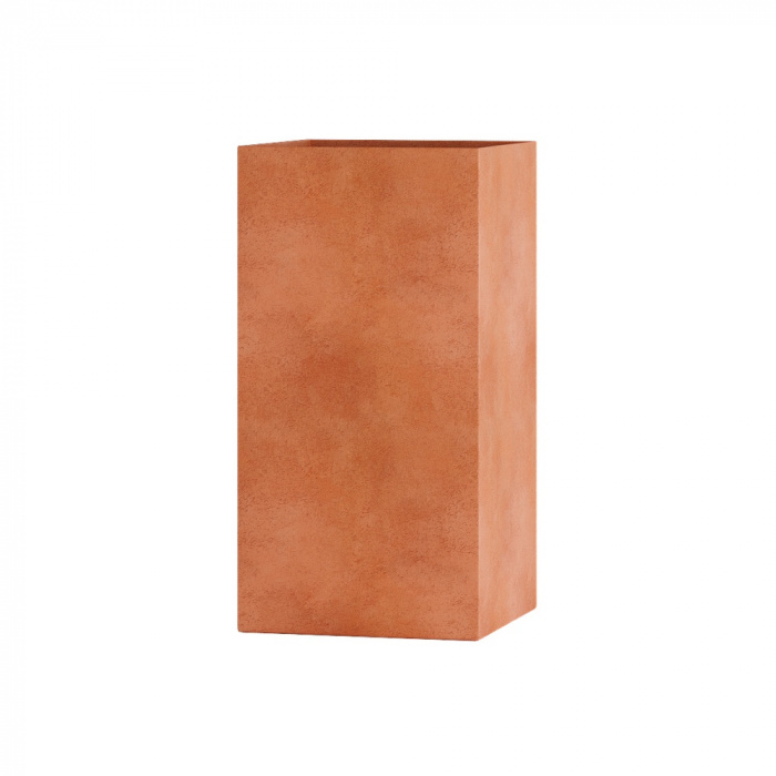 Кашпо CONCRETIKA COLONNA RED CLAY 40x40x80
