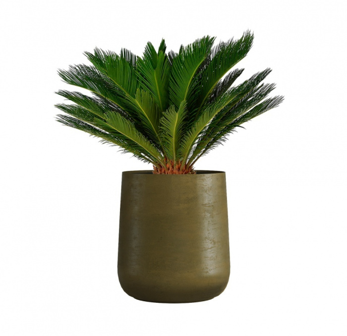 Кашпо CONCRETIKA CONE AVOCADO D50H54