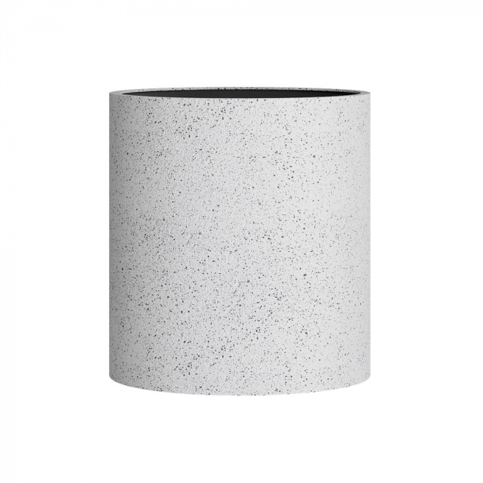 Кашпо CONCRETIKA CYLINDER EGG WHITE D60H65