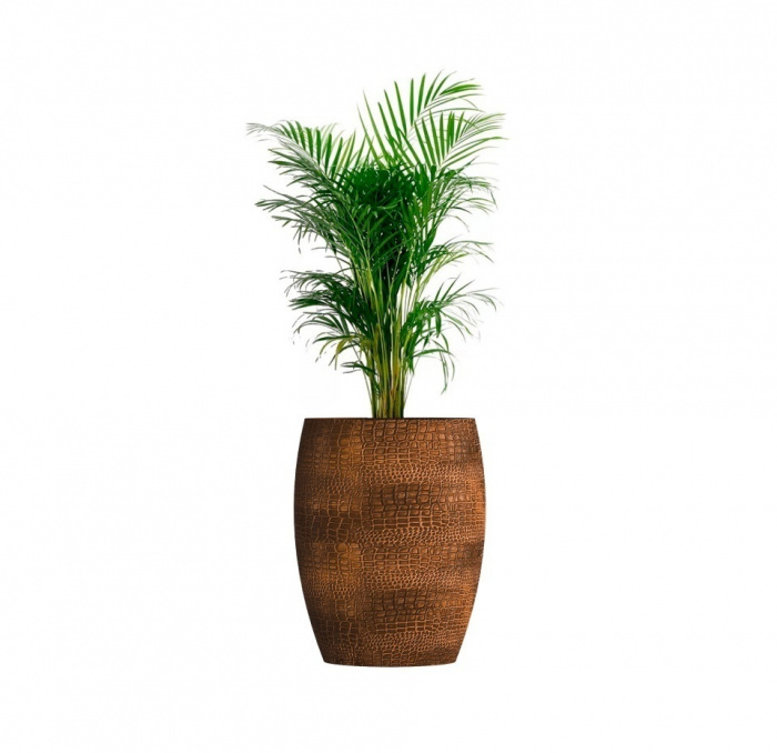 Кашпо CONCRETIKA OVAL CAYMAN BROWN D60H88