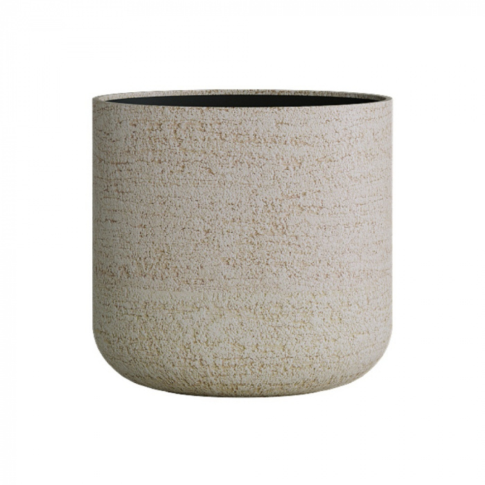 Кашпо CONCRETIKA TOPPER EROSIA YELLOW D40H40