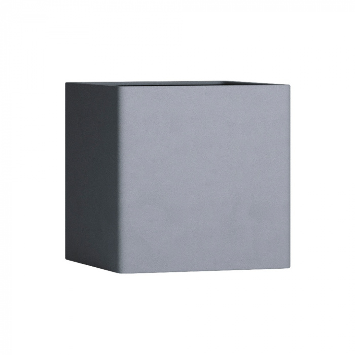 Кашпо CONCRETIKA QUADRO ARCTIC BLUE 50x50x50