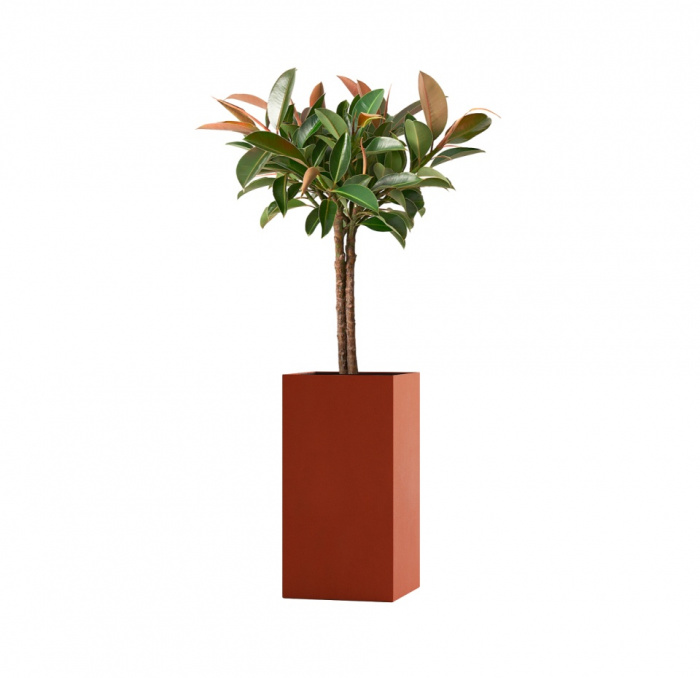 Кашпо CONCRETIKA COLONNA TERRACOTTA 40x40x80