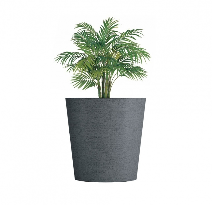 Кашпо CONCRETIKA CRATER EROSIA GREY D100H110