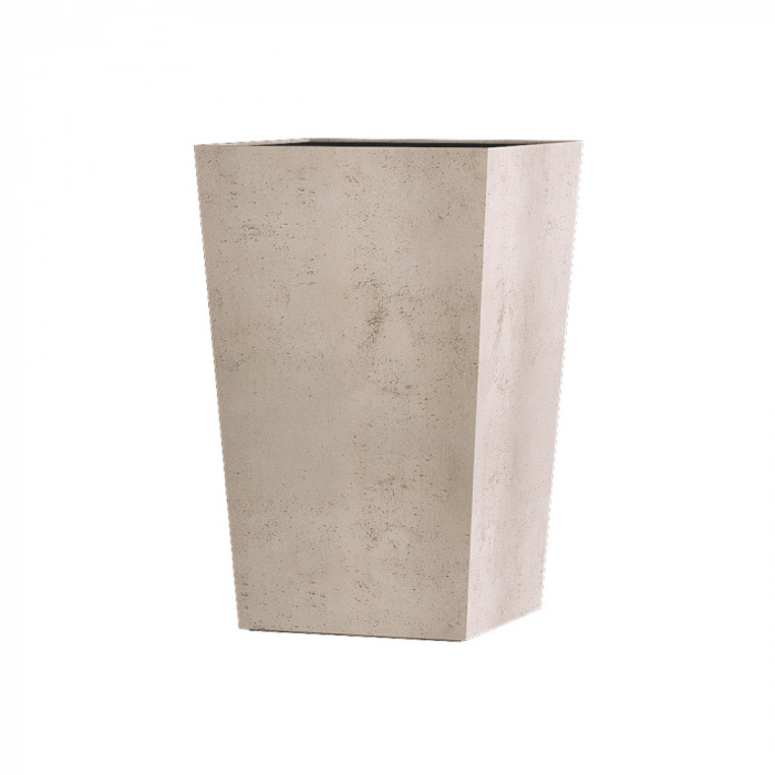 Кашпо CONCRETIKA CONIC CONCRETE WHITE 40x40x70