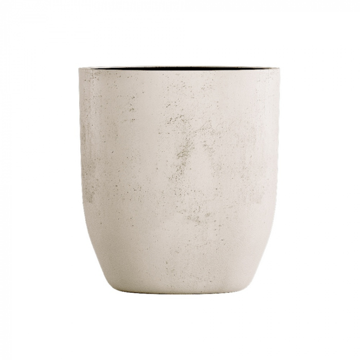 Кашпо CONCRETIKA YAR CONCRETE WHITE D40H44