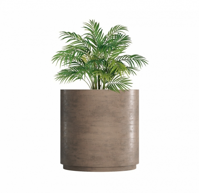 Кашпо CONCRETIKA CYLINDER XL SMOKEY GREY D120H120