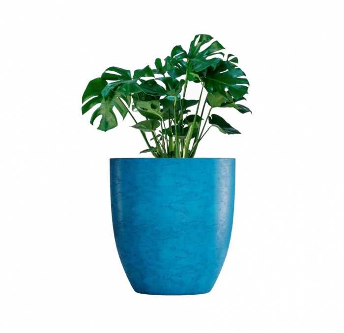 Кашпо CONCRETIKA VASE 3 COBALT BLUE D75H82