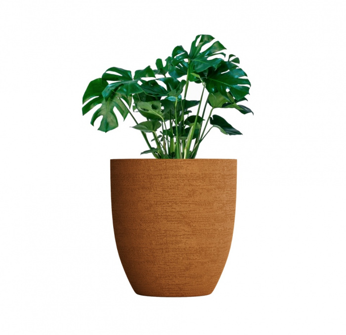 Кашпо CONCRETIKA VASE 3 EROSIA OCHRE D75H82