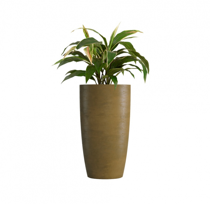 Кашпо CONCRETIKA CONUS AVOCADO D50H90