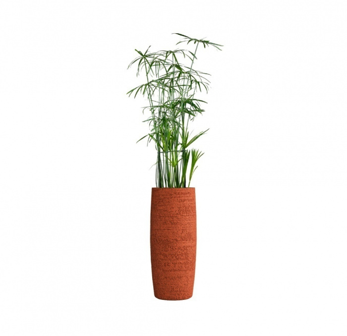 Кашпо CONCRETIKA CIGAR EROSIA CORAL D27H70