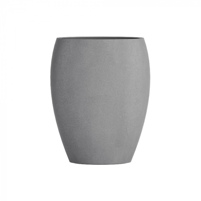 Кашпо CONCRETIKA OVAL LONDON GREY D30H41