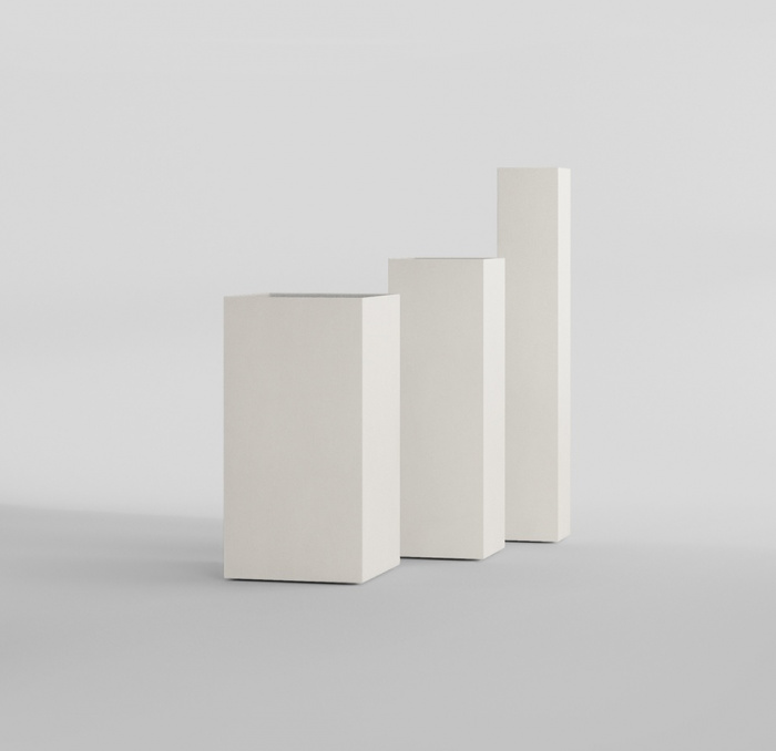 Кашпо CONCRETIKA COLONNA SANTORINI 30x30x90