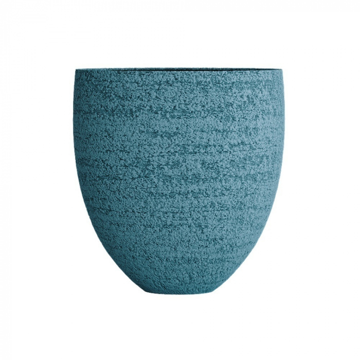 Кашпо CONCRETIKA BARREL EROSIA BLUE D44H48