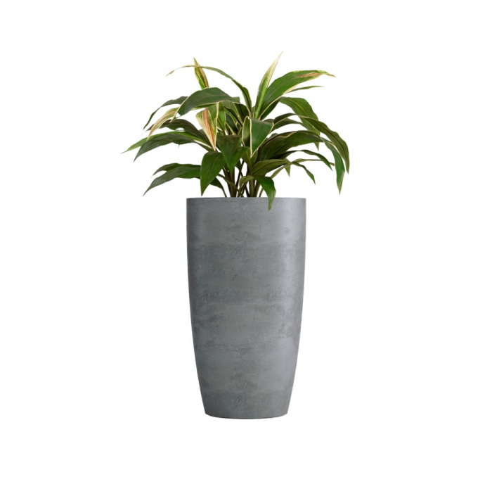 Кашпо CONCRETIKA CONUS SMOKEY BLUE D50H90