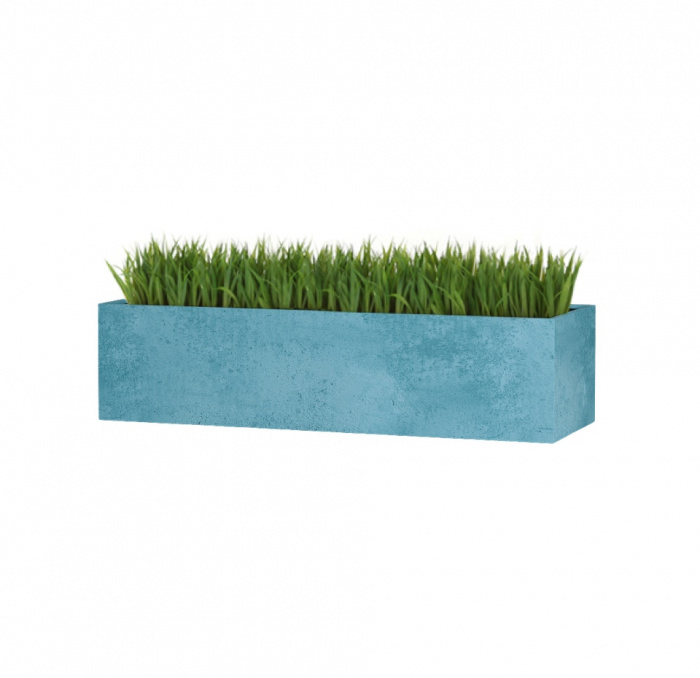 Кашпо CONCRETIKA BALCONY BLUE SKY 60x20x15