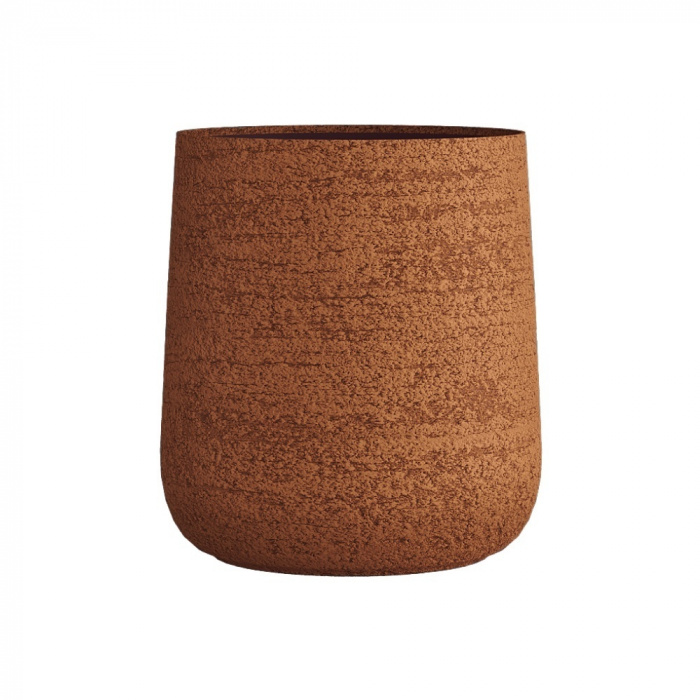 Кашпо CONCRETIKA CONE EROSIA OCHRE D50H54