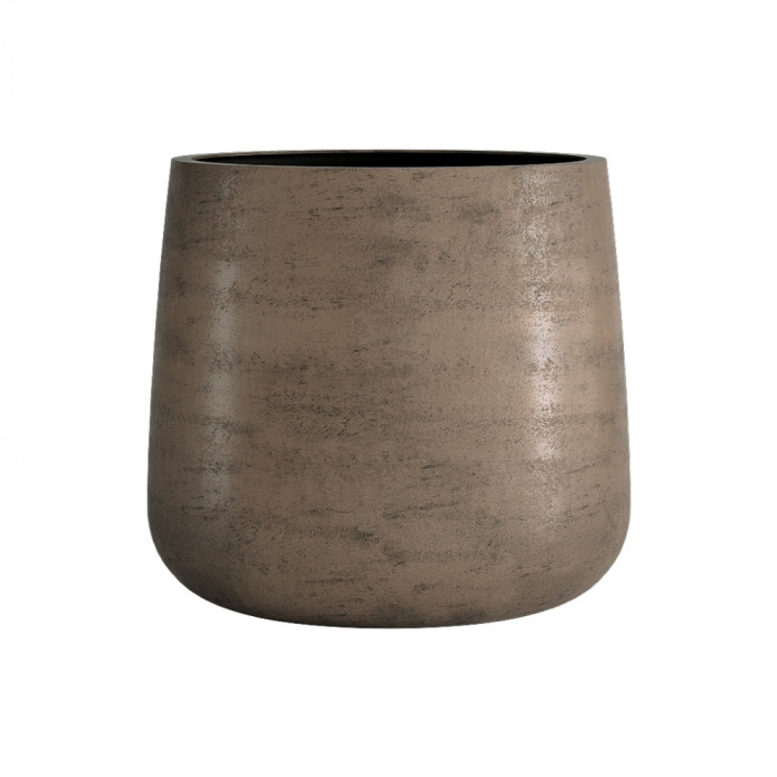 Кашпо CONCRETIKA CONE SMOKEY GREY D24H26