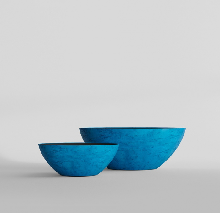 Кашпо CONCRETIKA BONSAY COBALT BLUE D50H19