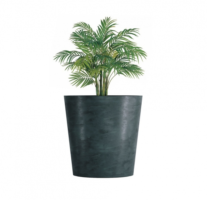 Кашпо CONCRETIKA CRATER OCEAN GREEN D100H110