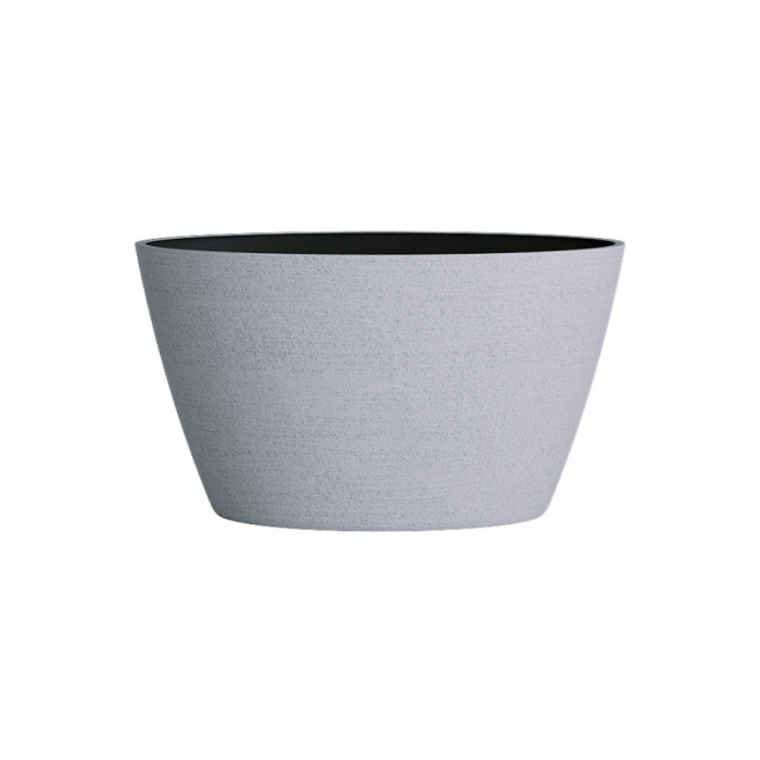 Кашпо CONCRETIKA BOWL EROSIA WHITE D80H45