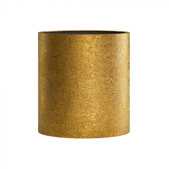 Кашпо CONCRETIKA CYLINDER RICH GOLD D60H65