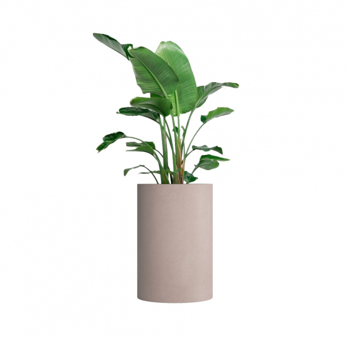 Кашпо CONCRETIKA CYLINDER COCOA D60H90