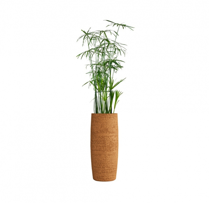 Кашпо CONCRETIKA CIGAR EROSIA OCHRE D27H70